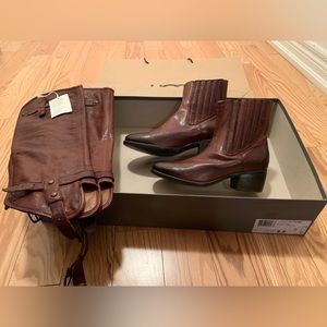 Brand new UGG Cowboy/Santiago all leather boots size 8.5 women